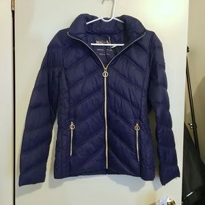 missy chevron puffer jacket